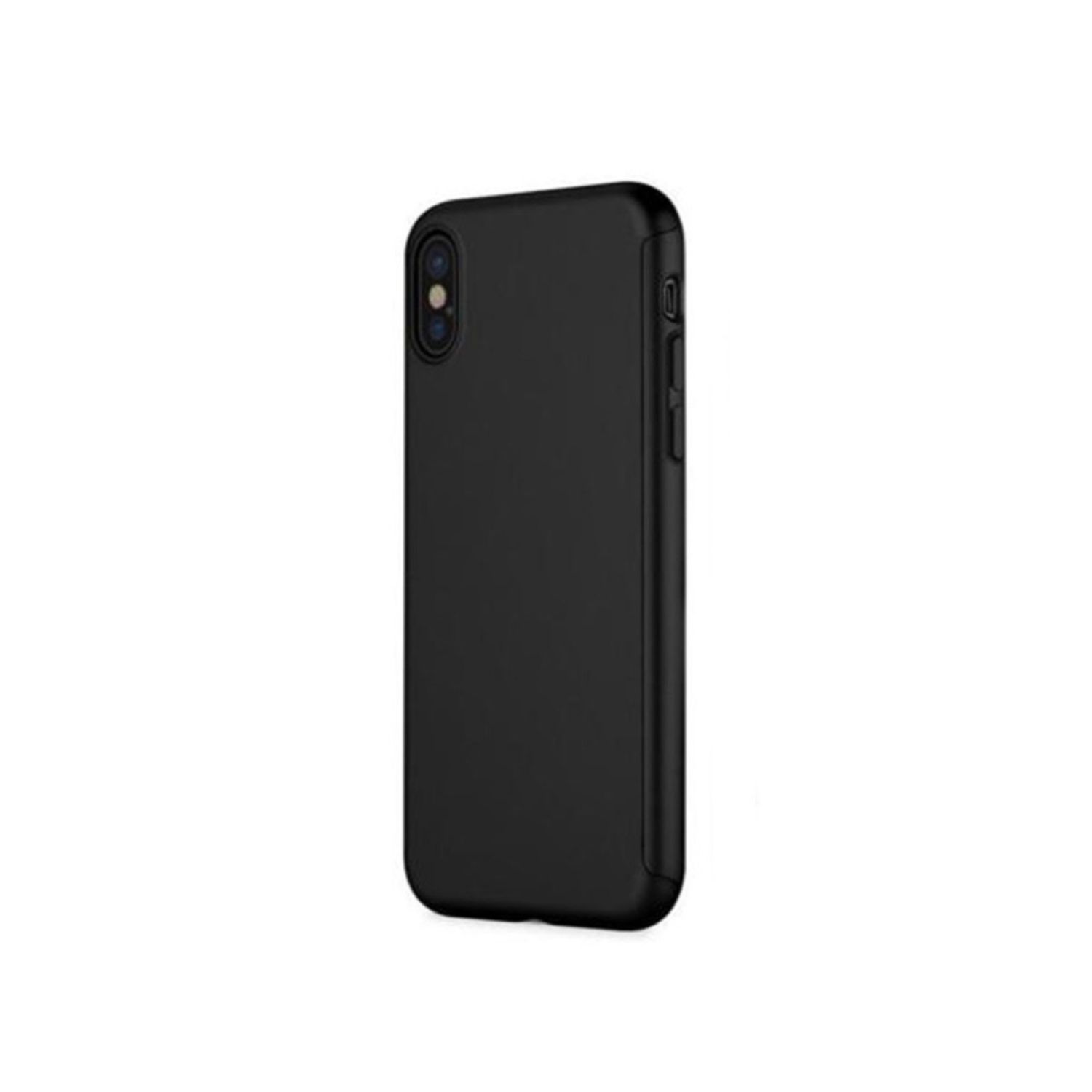Husa protectie 360 pentru Iphone 6 Plus, silicon, Gonga&reg; Negru fotografia produsului
