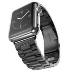 Curea compatibila Apple Watch, metalica, 42/44mm Negru fotografia produsului View 2 S
