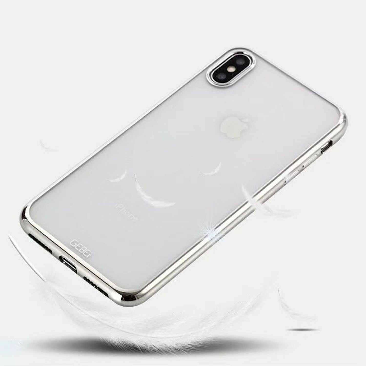 Husa protectie iPhone XS MAX, din silicon Transparent fotografia produsului View 2 L