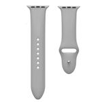 Curea compatibila Apple Watch 1/2/3/4, silicon, 42/44 mm Gri fotografia produsului