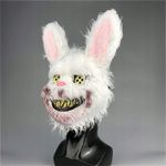 Masca creepy "Killer Rabbit", marime universala, Gonga&reg; Alb fotografia produsului View 4 S