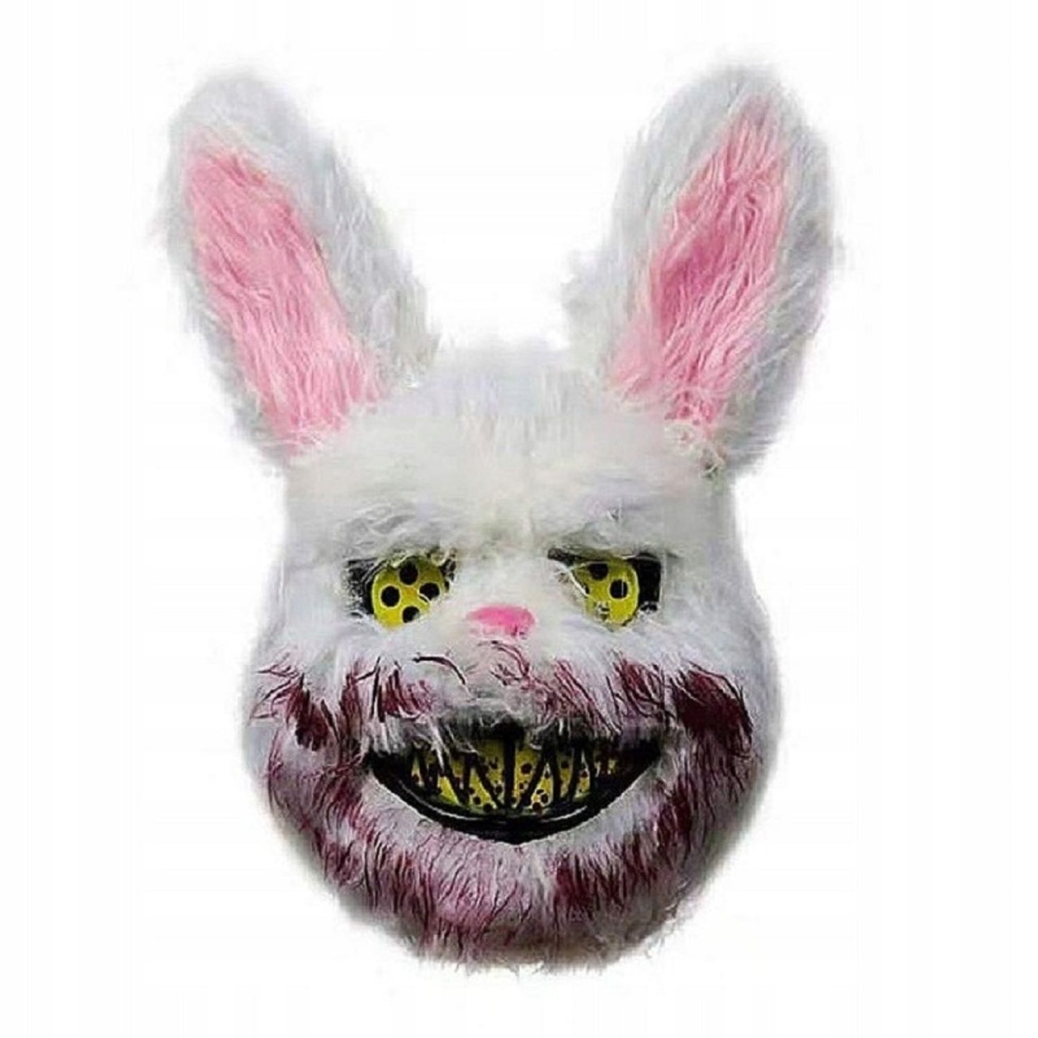 Masca creepy "Killer Rabbit", marime universala, Gonga&reg; Alb fotografia produsului