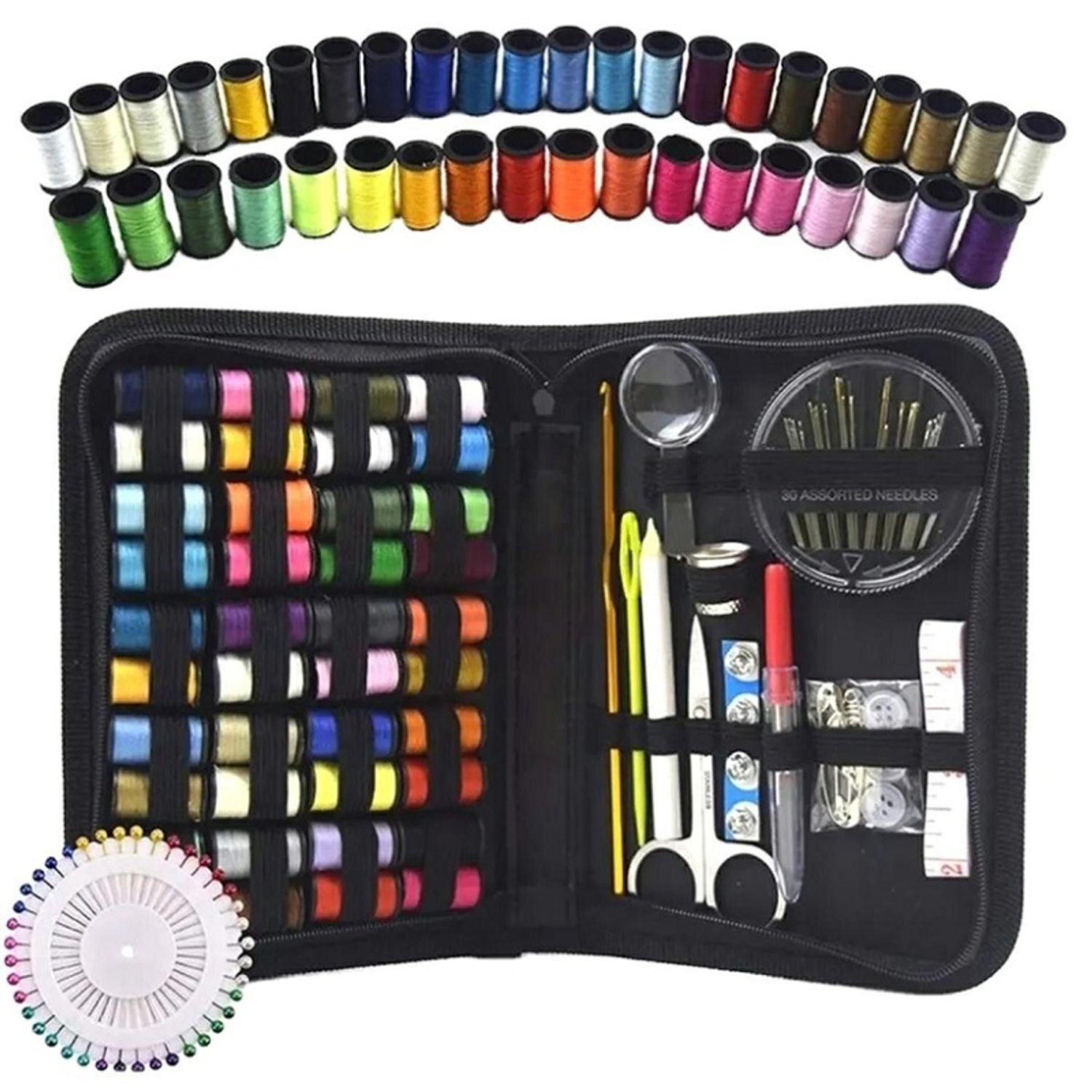Set 129 de accesorii pentru cusut, Gonga&reg; Multicolor fotografia produsului View 2 L
