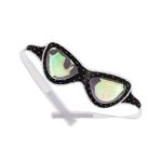 Masca pentru ochi cu gel stil ochelari retro, Gonga&reg; Negru fotografia produsului