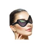 Masca pentru ochi cu gel stil ochelari retro, Gonga&reg; Negru fotografia produsului View 2 S