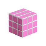 Cub rubic amuzant, "pentru blonde", Gonga&reg; Roz fotografia produsului