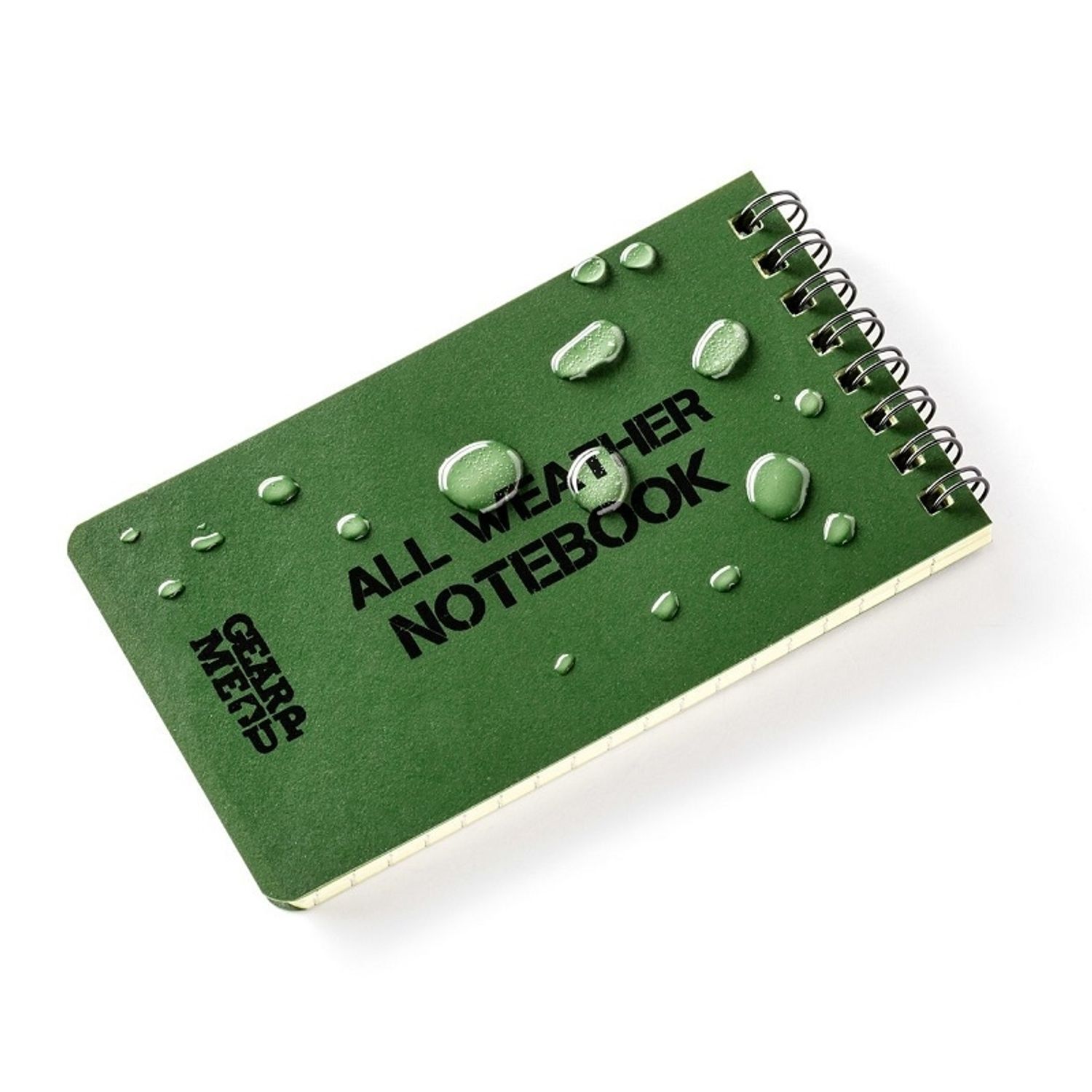 Caiet de notite, rezistent la apa, impermeabil, Gonga&reg; Verde fotografia produsului View 2 L