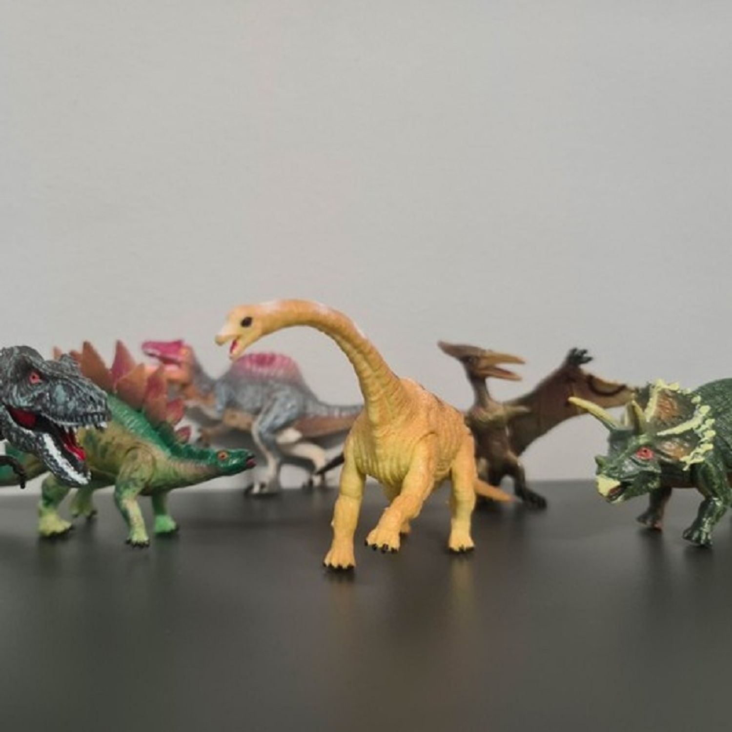 Set 6 figurine, model dinozaur, Gonga&reg; Multicolor fotografia produsului View 9 L