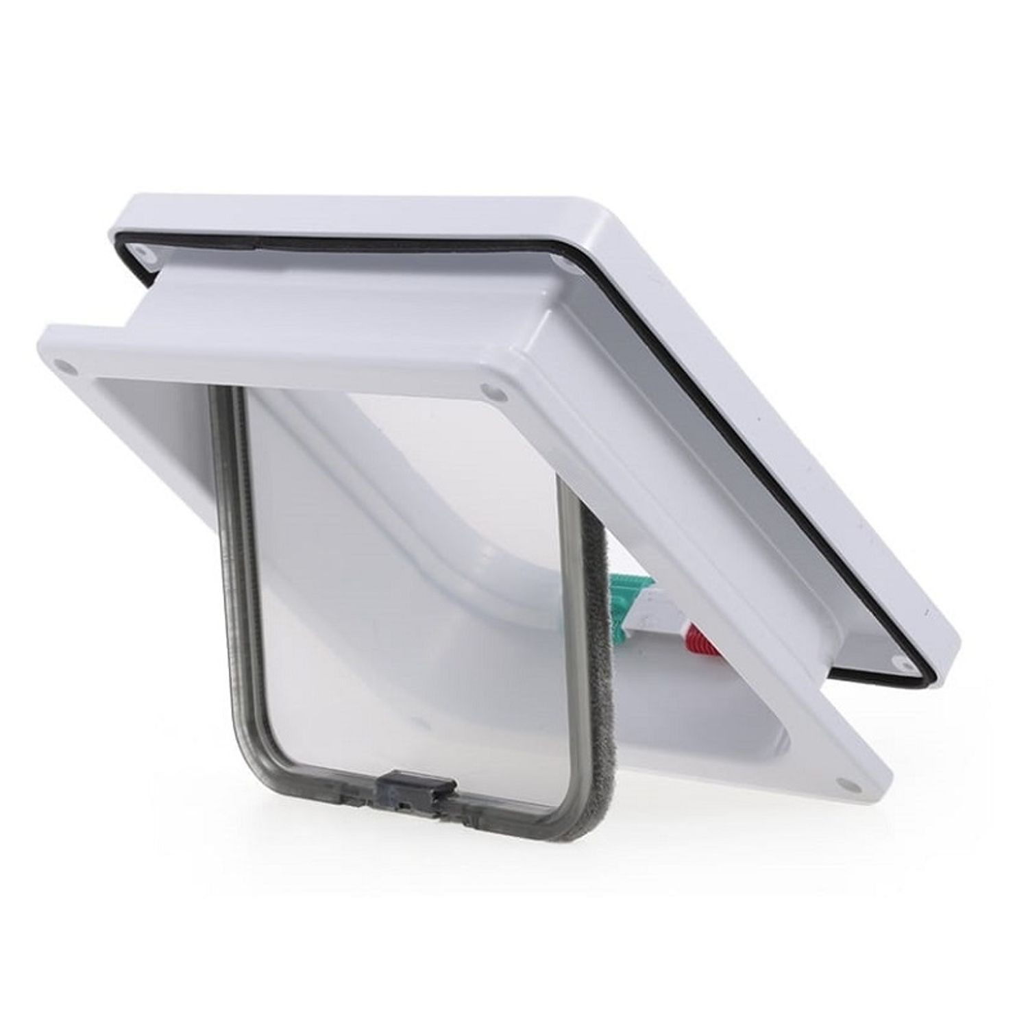 Usa batanta din plastic, pentru pisici, Gonga&reg; Alb L fotografia produsului View 7 L