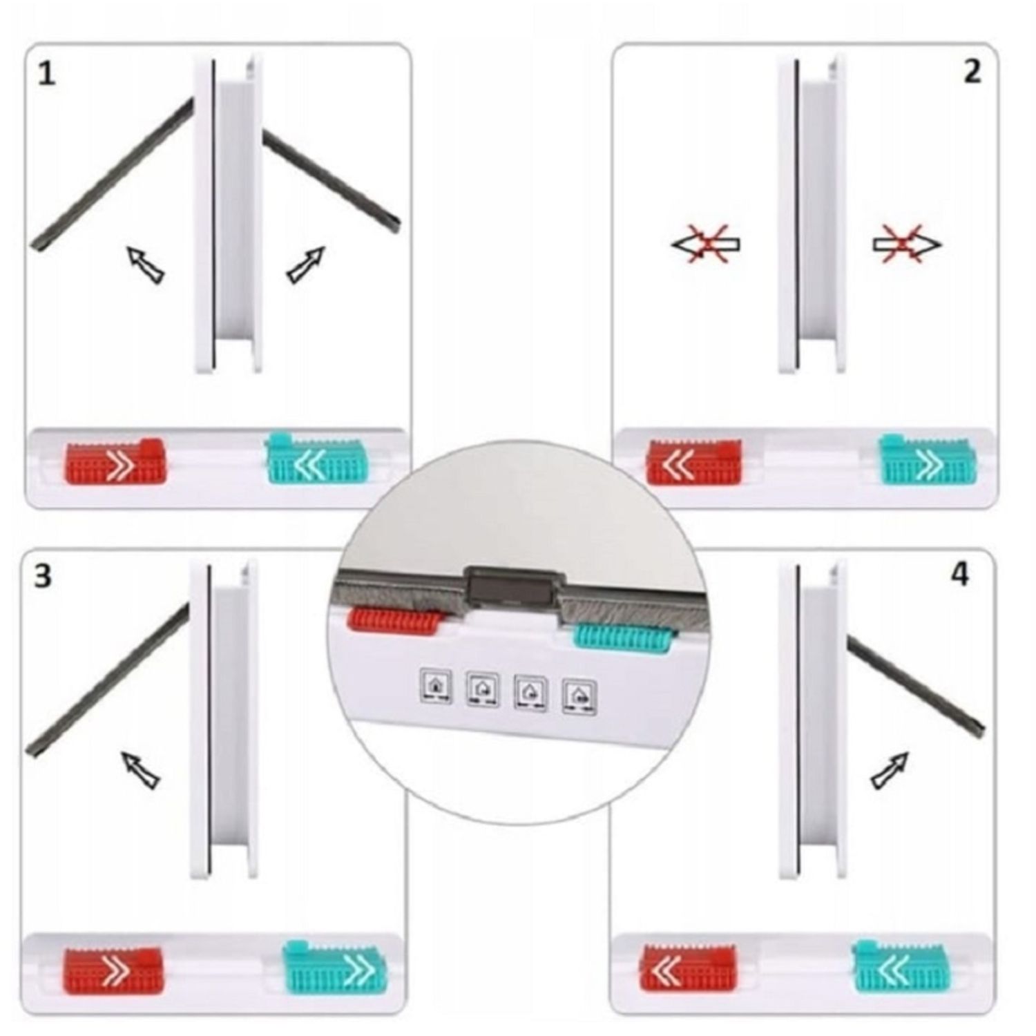 Usa batanta din plastic, pentru pisici, Gonga&reg; Alb L fotografia produsului View 6 L