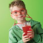 Pai in forma de ochelari, din platic, Gonga&reg; Transparent fotografia produsului View 2 S