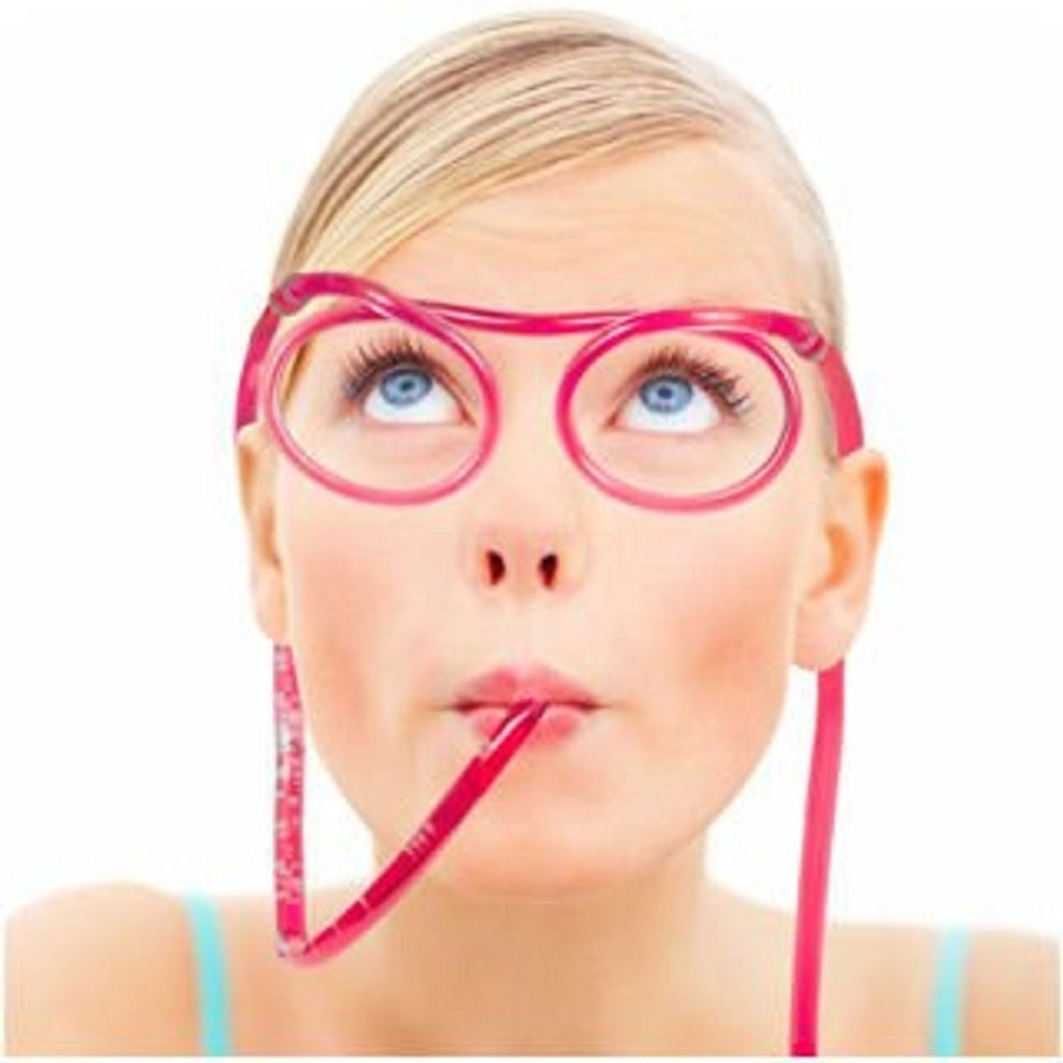 Pai in forma de ochelari, din platic, Gonga&reg; Transparent fotografia produsului View 3 L