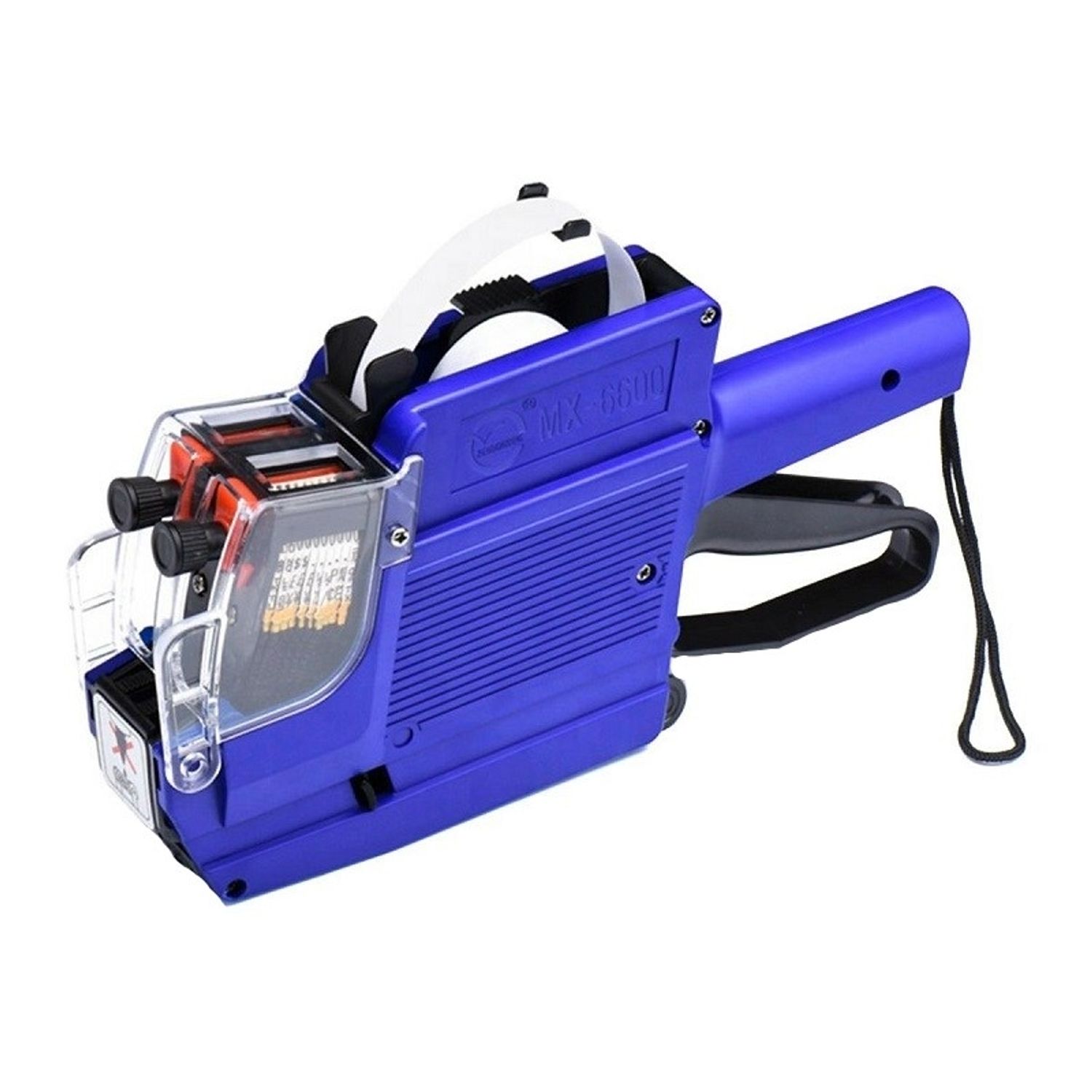 Pistol pentru etichete, model MX 6600, 2 r&acirc;nduri, Gonga&reg; Albastru fotografia produsului