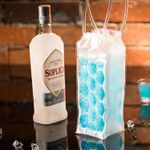 Husa frigorifica din gel pentru sticle, Gonga&reg; Albastru fotografia produsului View 5 S