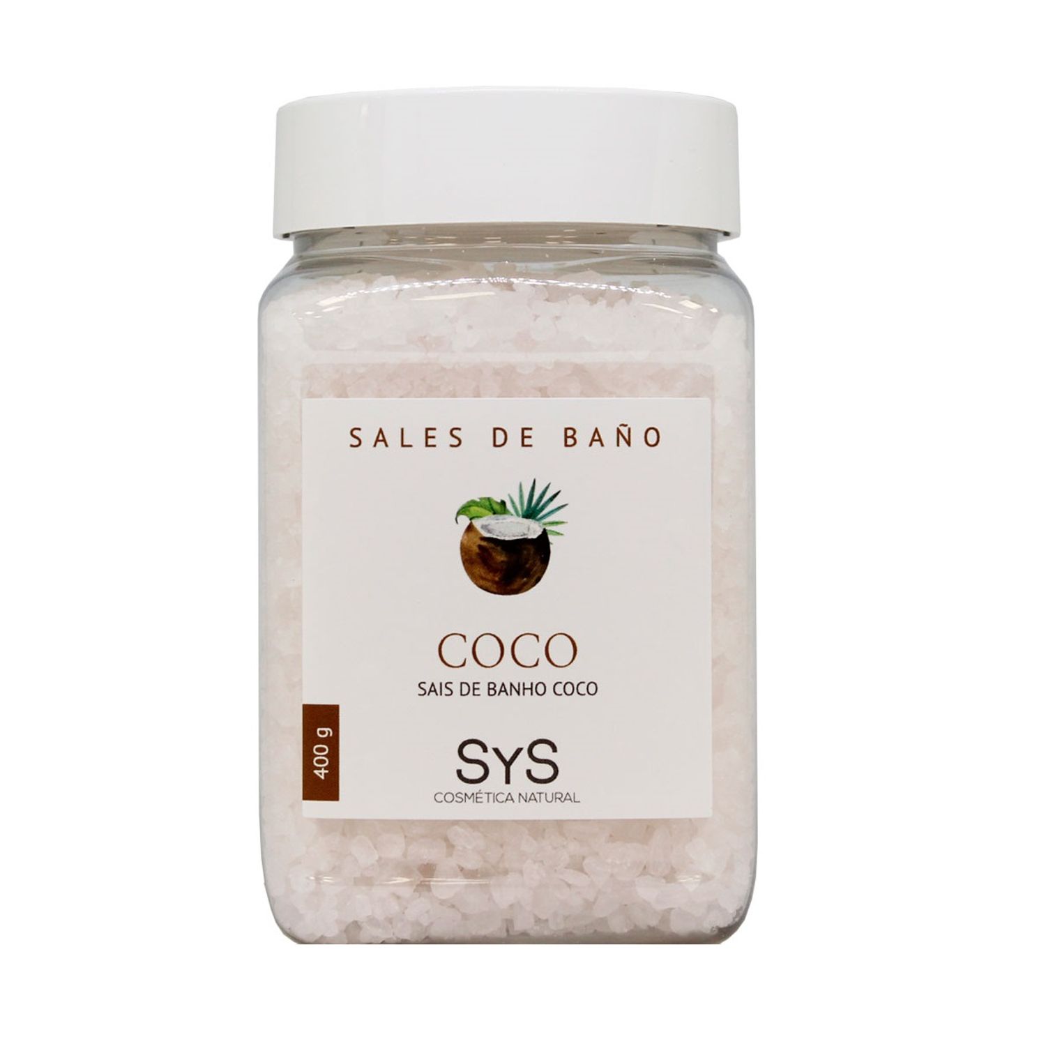 Sare de mare pentru baie Laboratorio SyS, Cocos 400 g fotografia produsului