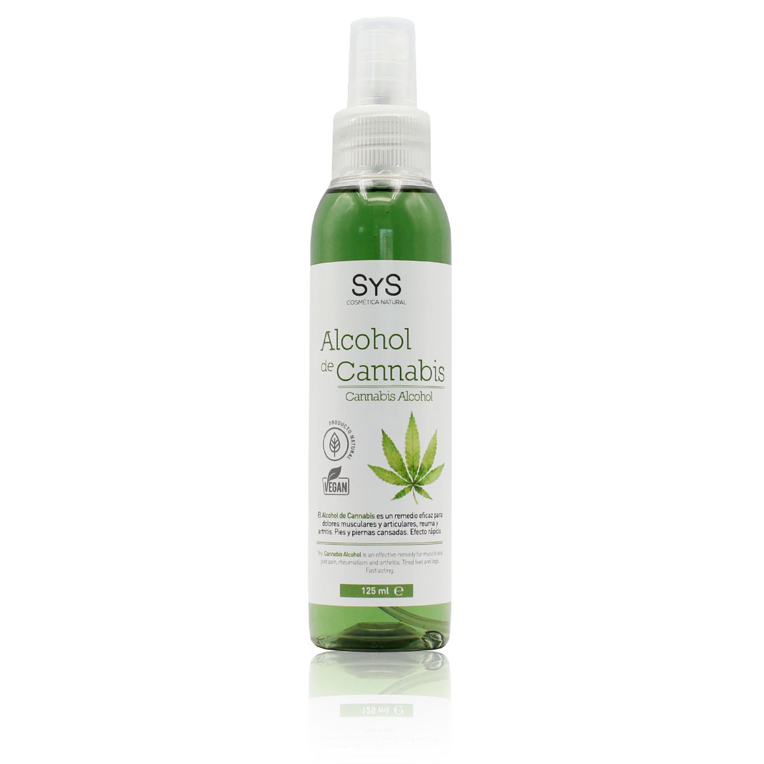 Alcool natural de canabis Laboratorio SyS 125 ml fotografia produsului