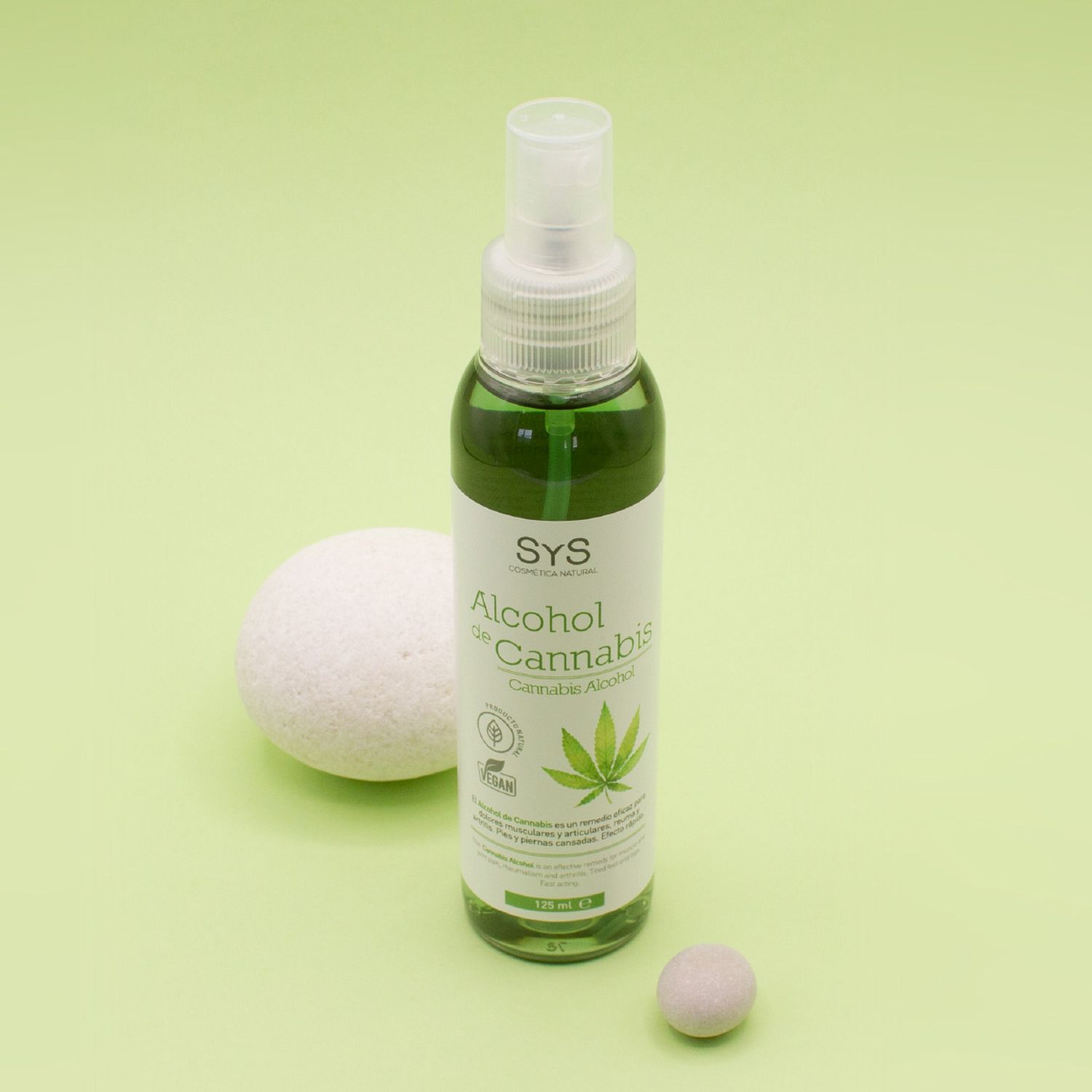 Alcool natural de canabis Laboratorio SyS 125 ml fotografia produsului View 4 L