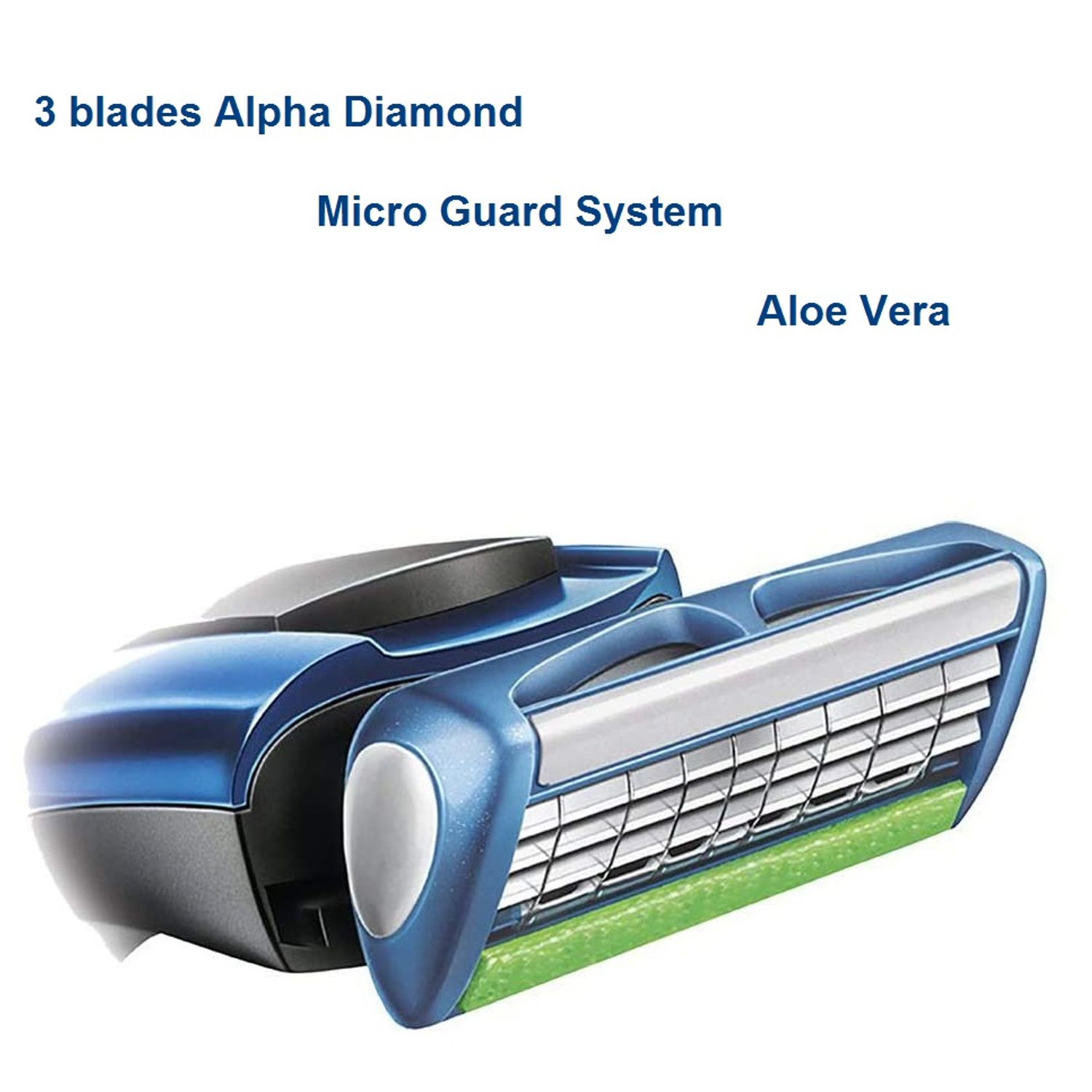 Set 8 rezerve aparat de ras si barbierit Wilkinson Sword Protector 3 fotografia produsului View 4 L