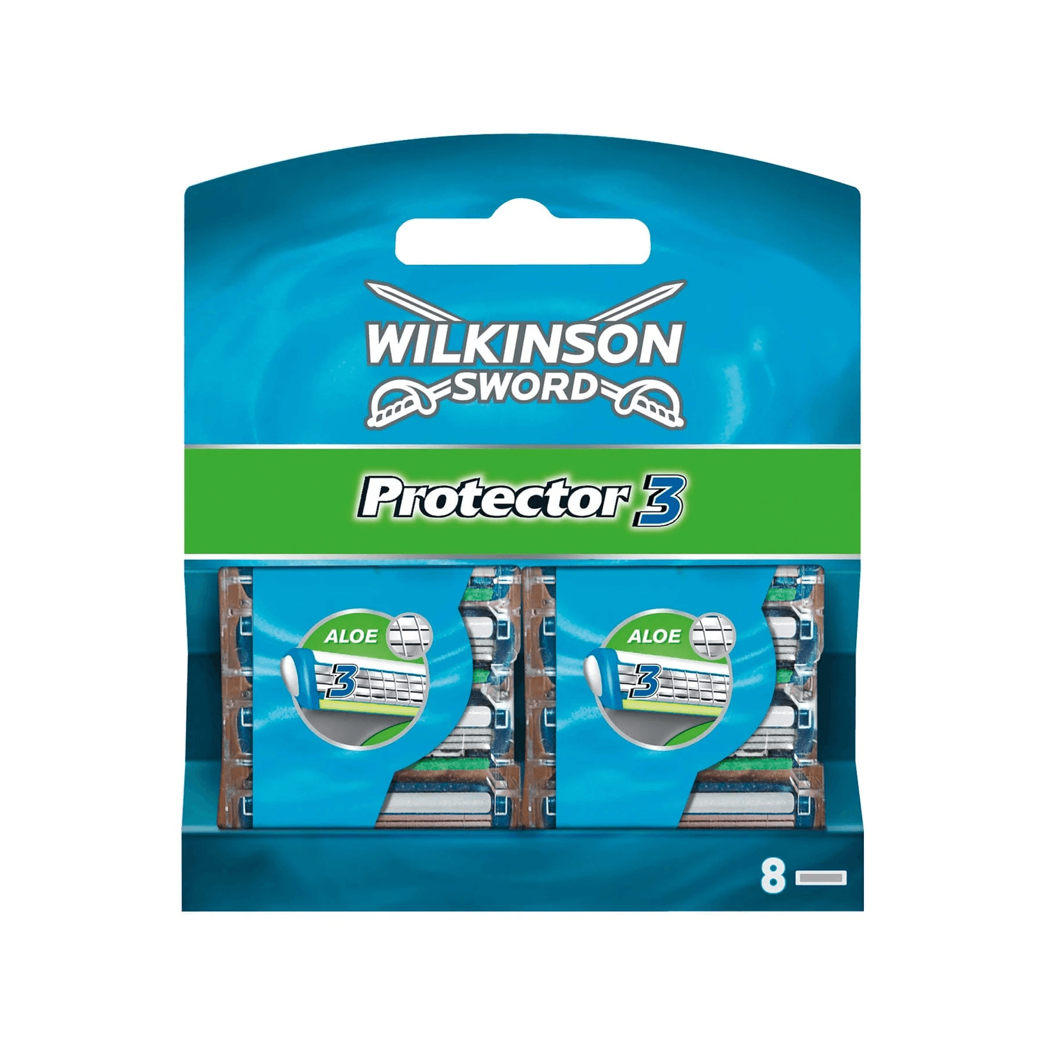 Set 8 rezerve aparat de ras si barbierit Wilkinson Sword Protector 3 fotografia produsului