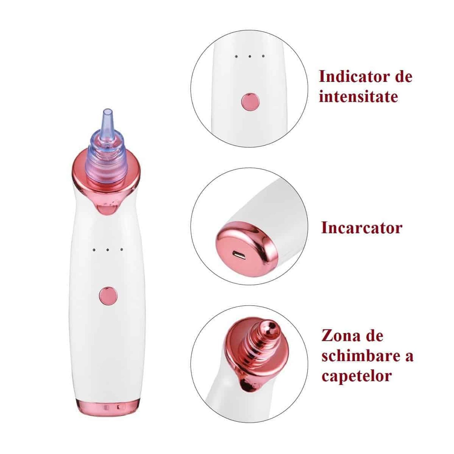Aparat facial multifunctional puncte negre fotografia produsului View 2 L