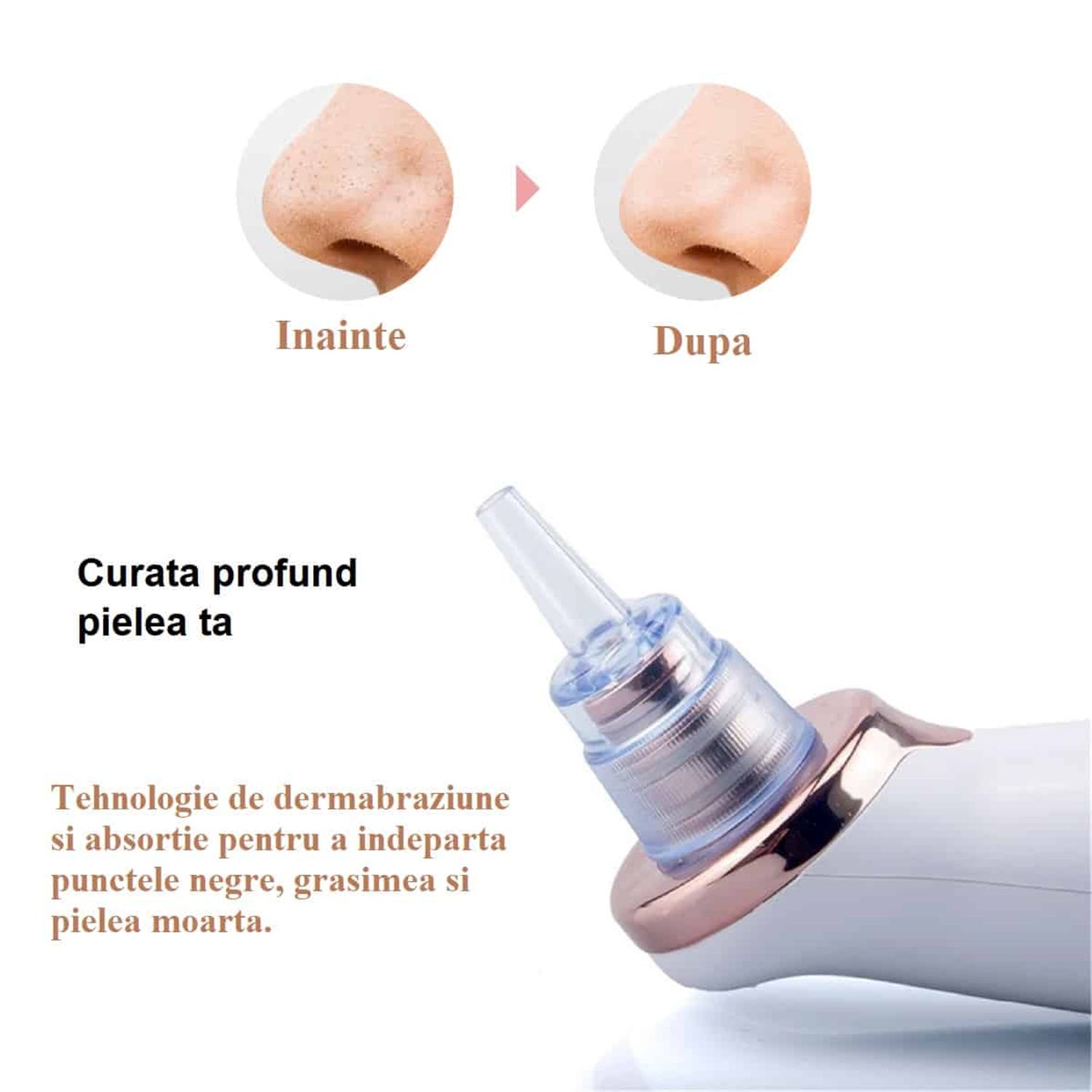 Aparat facial multifunctional puncte negre fotografia produsului View 6 L