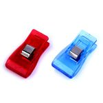 Set 10 clipsuri fixare materiale textile, 18x33 mm, multicolor fotografia produsului View 3 S