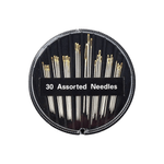 Set ace de cusut cu urechi aurii de diferite marimi Sharps, 30 bucati fotografia produsului