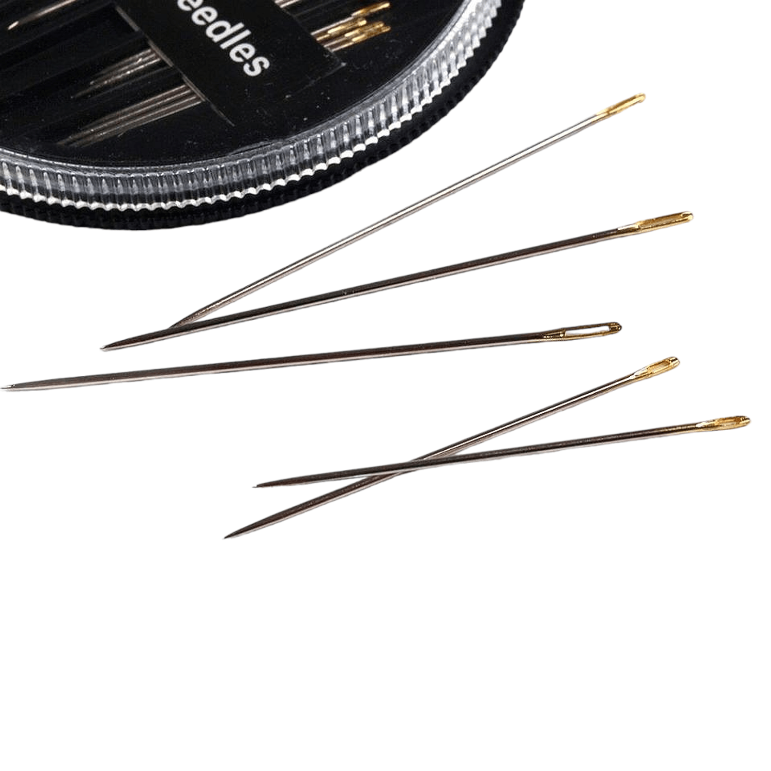 Set ace de cusut cu urechi aurii de diferite marimi Sharps, 30 bucati fotografia produsului View 2 L