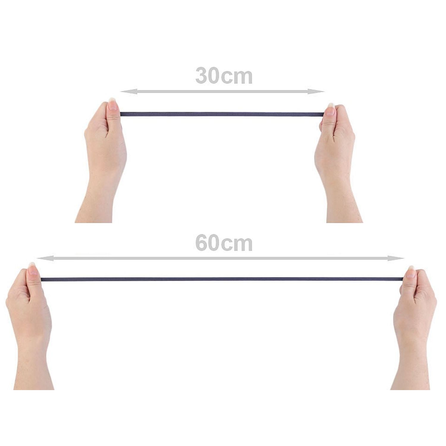 Elastic simplu plat, latime 6.6 mm, lungime 5 m, Crem fotografia produsului View 2 L