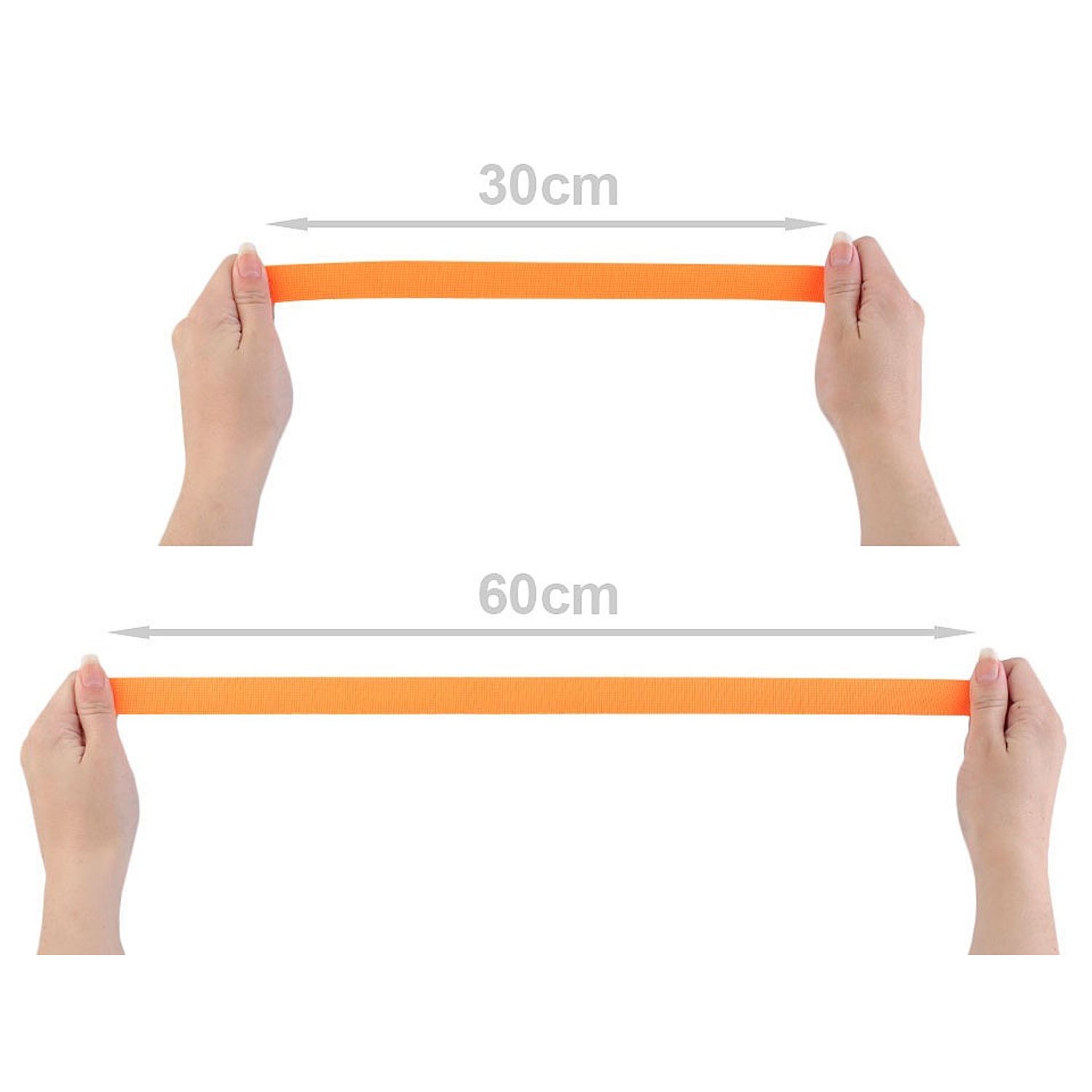 Elastic simplu plat, latime 20 mm, lungime 1.5 m, Bej fotografia produsului View 2 L