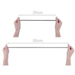Elastic simplu plat, latime 6.6 mm, lungime 5 m, Negru fotografia produsului View 2 S
