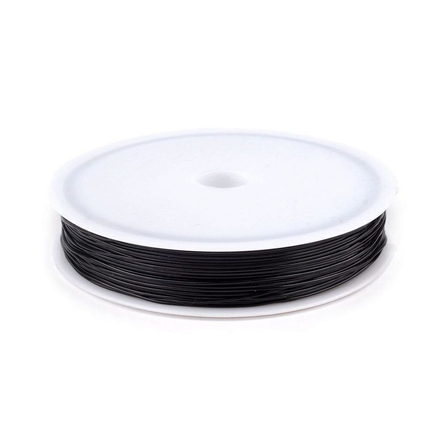 Fir elastic rotund, diamentru 0,6 mm Negru fotografia produsului