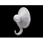 Carlig din plastic cu ventuza 5.5 cm Alb fotografia produsului View 4 S