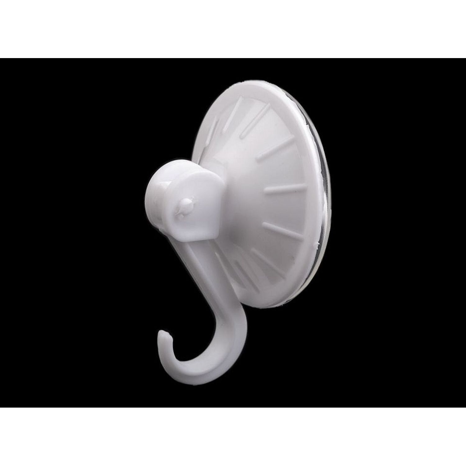 Carlig din plastic cu ventuza 5.5 cm Alb fotografia produsului View 4 L