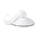 Carlig din plastic cu ventuza 5.5 cm Alb fotografia produsului