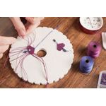 Disc pentru kumihimo, pentru impletit snur 16.5 cm Alb fotografia produsului View 3 S
