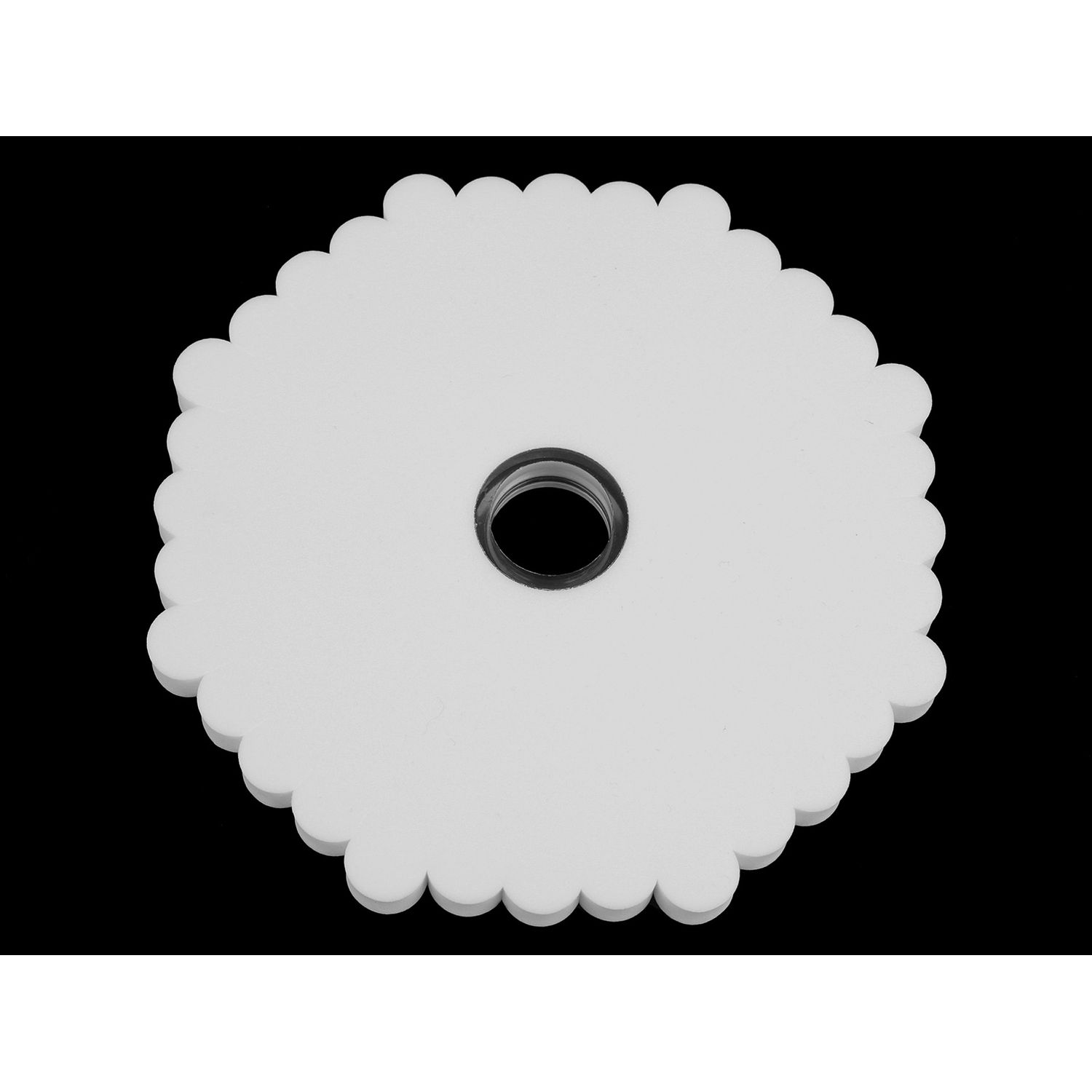 Disc pentru kumihimo, pentru impletit snur 16.5 cm Alb fotografia produsului View 2 L