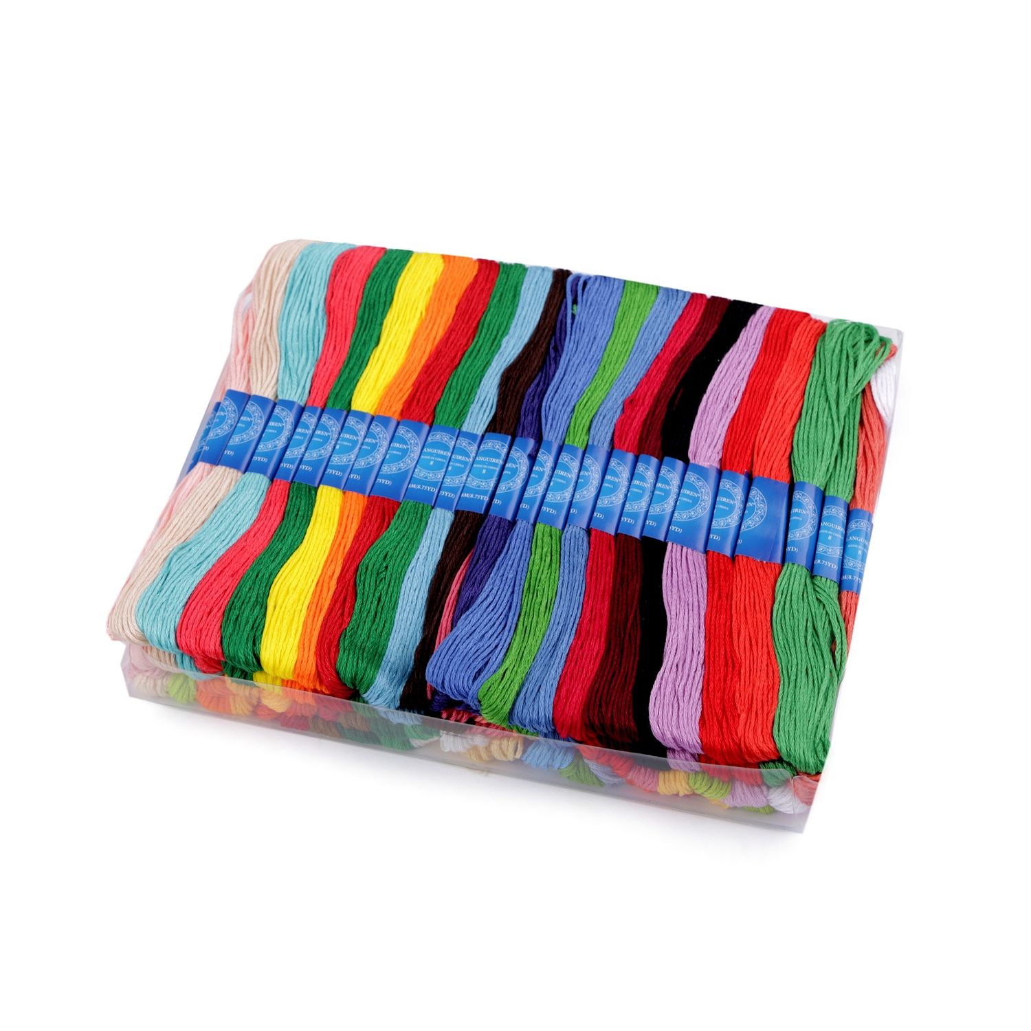 Set 100 fire de broderie tip mouline, greutate 2.6 g, grosime 0.8 mm Multicolor fotografia produsului