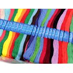 Set 100 fire de broderie tip mouline, greutate 2.6 g, grosime 0.8 mm Multicolor fotografia produsului View 3 S