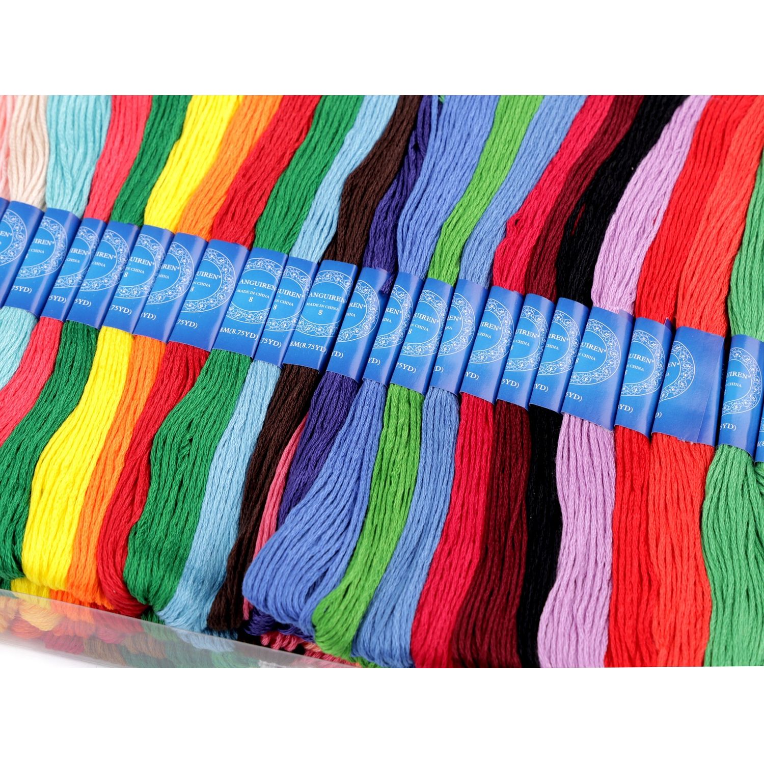 Set 100 fire de broderie tip mouline, greutate 2.6 g, grosime 0.8 mm Multicolor fotografia produsului View 3 L