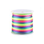Snur satinat pentru kumihimo diametru 2 mm, 30 m Curcubeu fotografia produsului View 3 S