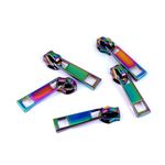 Cursor metalic pentru fermoare spiralate 6 mm curcubeu fotografia produsului View 3 S
