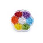 Set margele din sticla in cutie 30 g Multicolor fotografia produsului