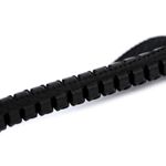 Fermoar plastic detasabil cu dinti rotunzi, lungime 70 cm Negru fotografia produsului View 3 S