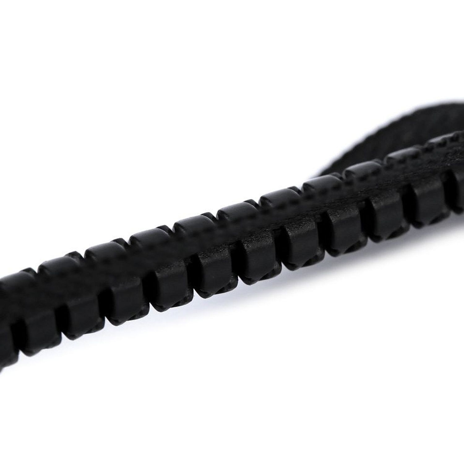 Fermoar plastic detasabil cu dinti rotunzi, lungime 70 cm Negru fotografia produsului View 3 L