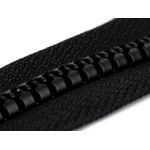 Fermoar plastic detasabil cu dinti rotunzi, lungime 70 cm Negru fotografia produsului View 5 S