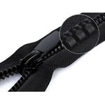 Fermoar plastic detasabil cu dinti rotunzi, lungime 60 cm Negru fotografia produsului View 2 S