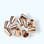 Set 10 terminatii metalice pentru snur 5.5 mm Auriu rose fotografia produsului View 2 S