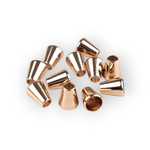 Set 10 terminatii metalice pentru snur 5.5 mm Auriu rose fotografia produsului