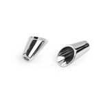 Set 2 terminatii metalice pentru snur 3 mm Argintiu fotografia produsului